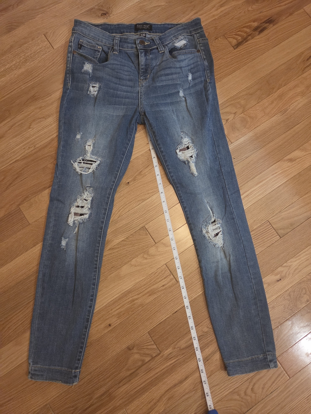 Judy Blue Los Angeles High Rise Stretchy Skinny Jeans Size 11/30 Style JB82109MD